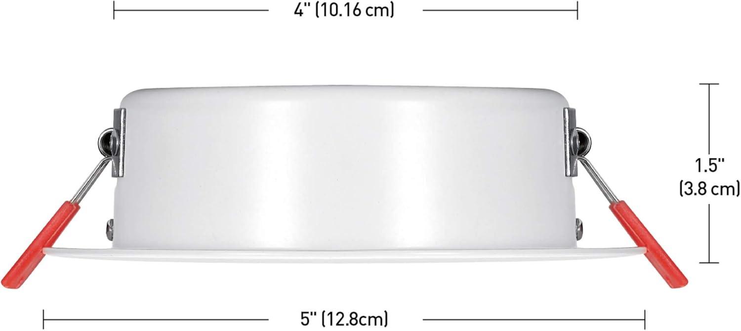 Slimline 4'' Dimmable Air-Tight IC Rated Recessed Lighting Kit