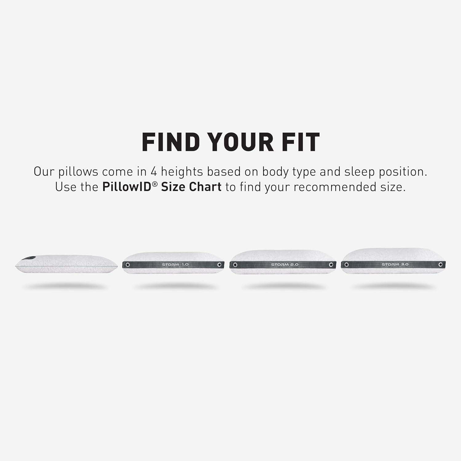 Bedgear Bedgear Storm King Performance Cooling Pillow - Medium Firm Bed Pillow for All Sleep Positions