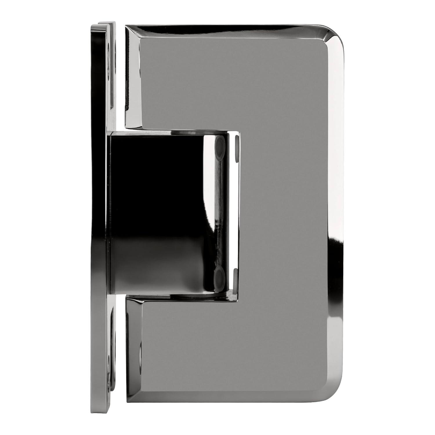 CRL P1N037CH Polished Chrome Pinnacle 037 Series Wall Mount 'H' Back Plate Hinge
