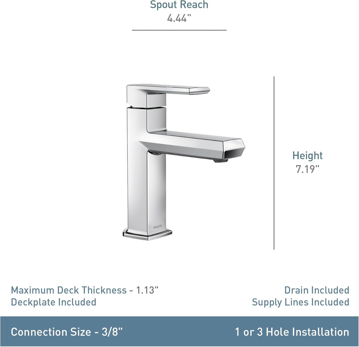 Neese Single Hole Bathroom Faucet with Push Down Drain Assembly
