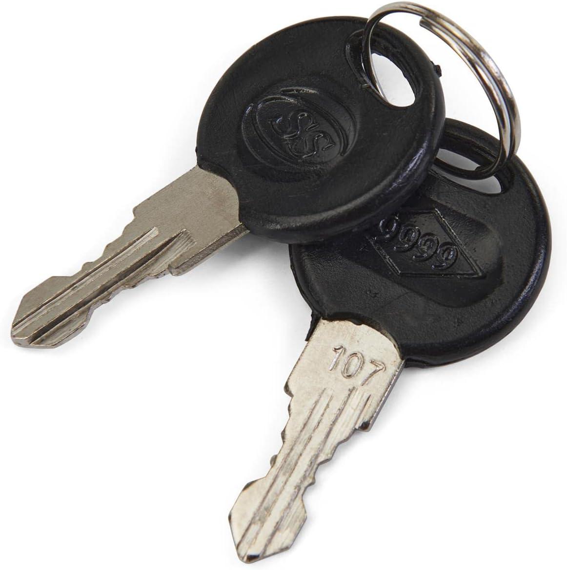 Displays2go 16 w x 52 h Outdoor Pedestal Drop Box w/ Permanent Mounting and Steel Build - Black (FDHDBBP1)