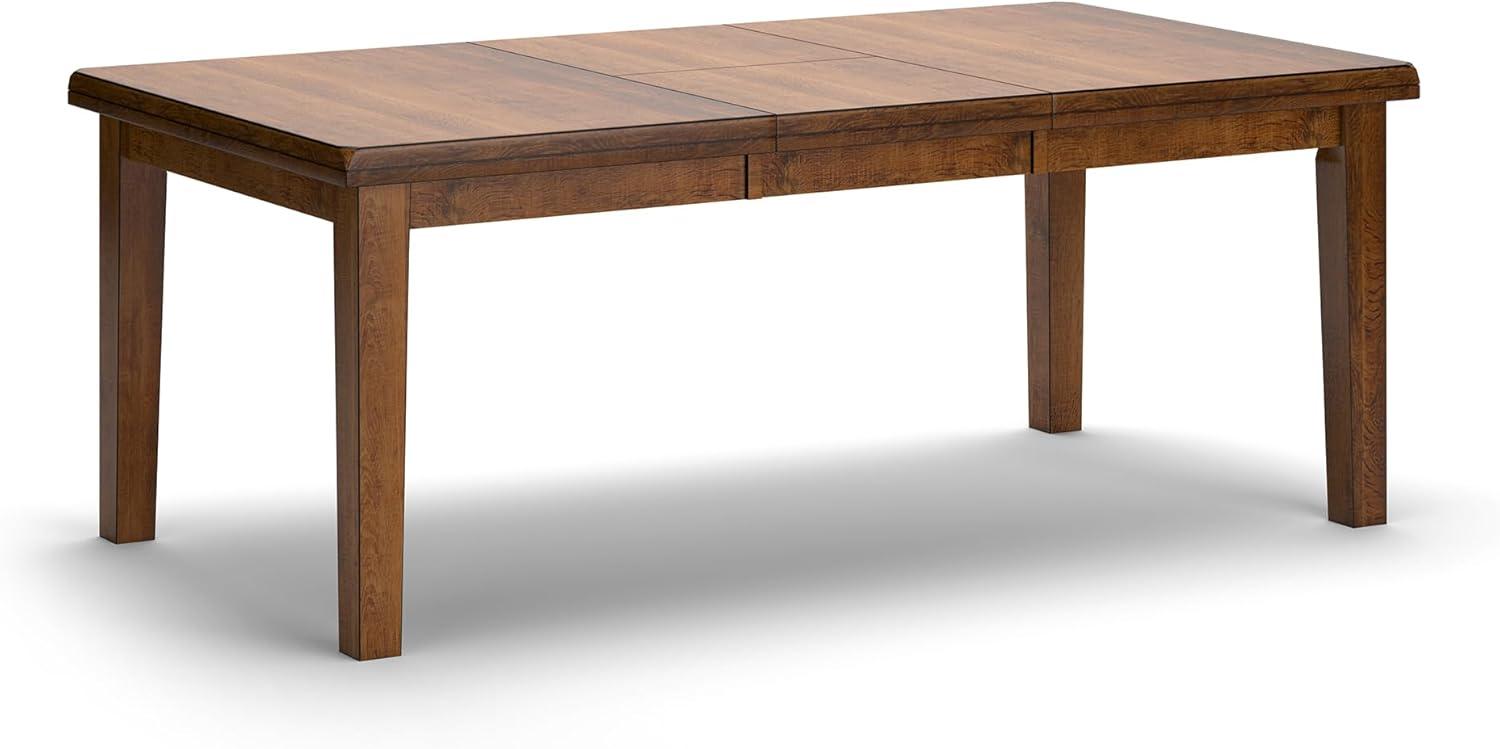 Ralene Rectangular Butterfly Extendable Dining Table Wood/Medium Brown - Signature Design by Ashley: Plank-Style, Seats 6