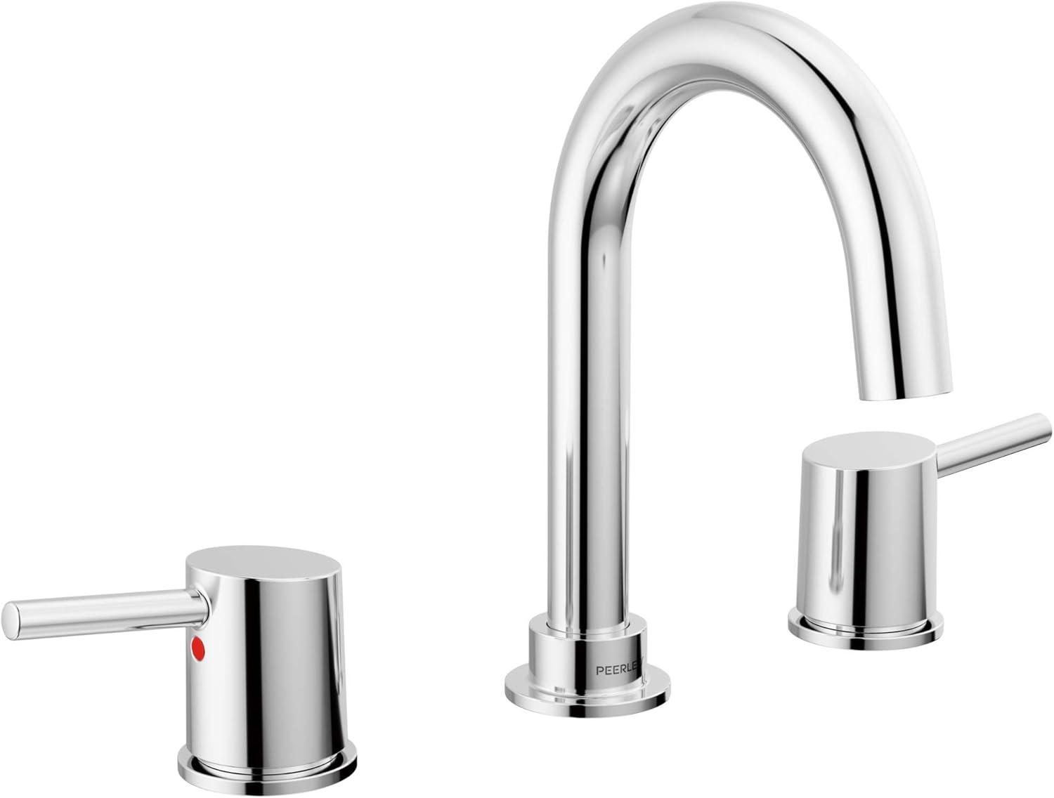 Precept Widespread 2-handle Bathroom Faucet with Drain Assembly