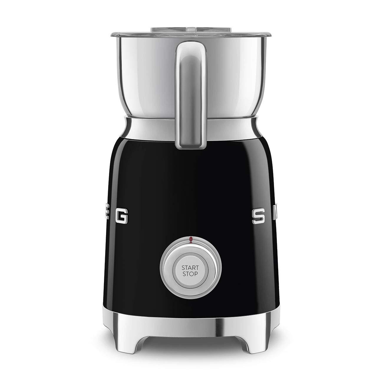 SMEG Black Retro Milk Frother