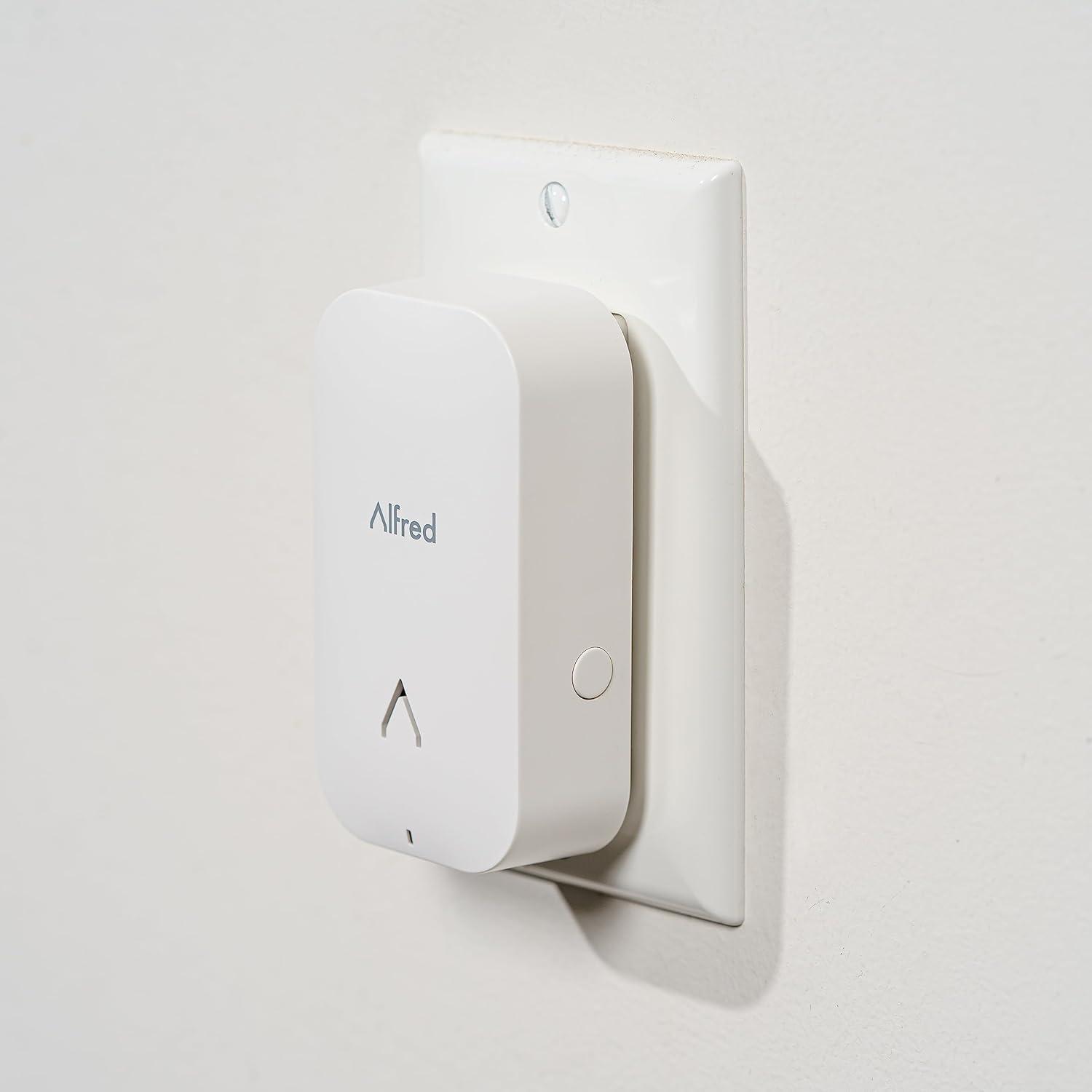 Alfred Matte White Wireless Smart Home Automation Hub