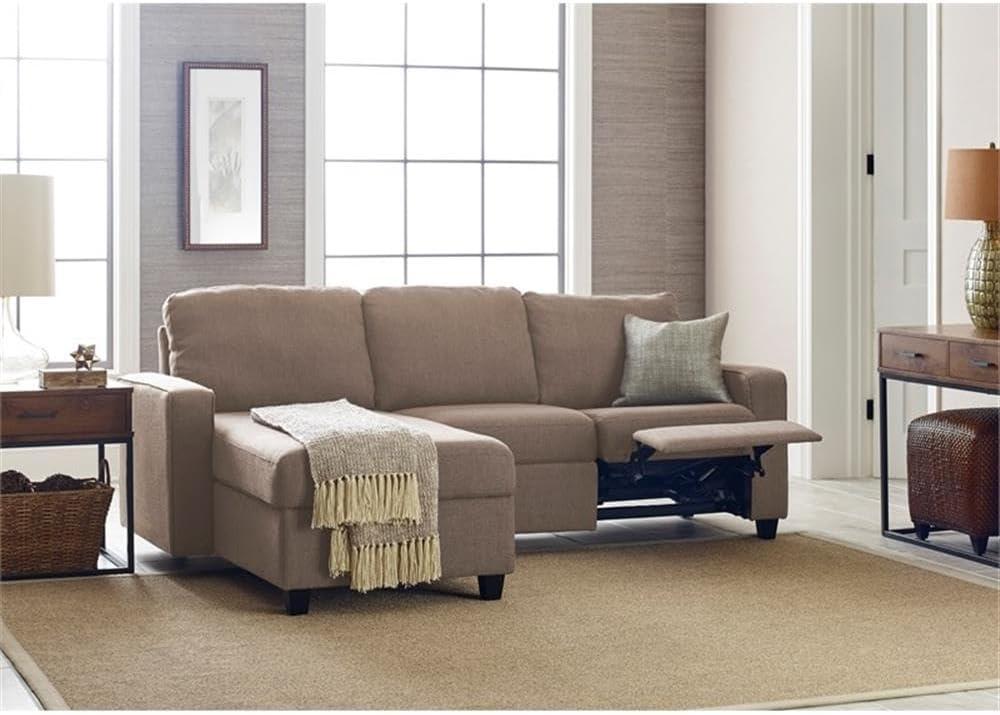 Serta Palisades Reclining Sectional Sofa with Storage Chaise