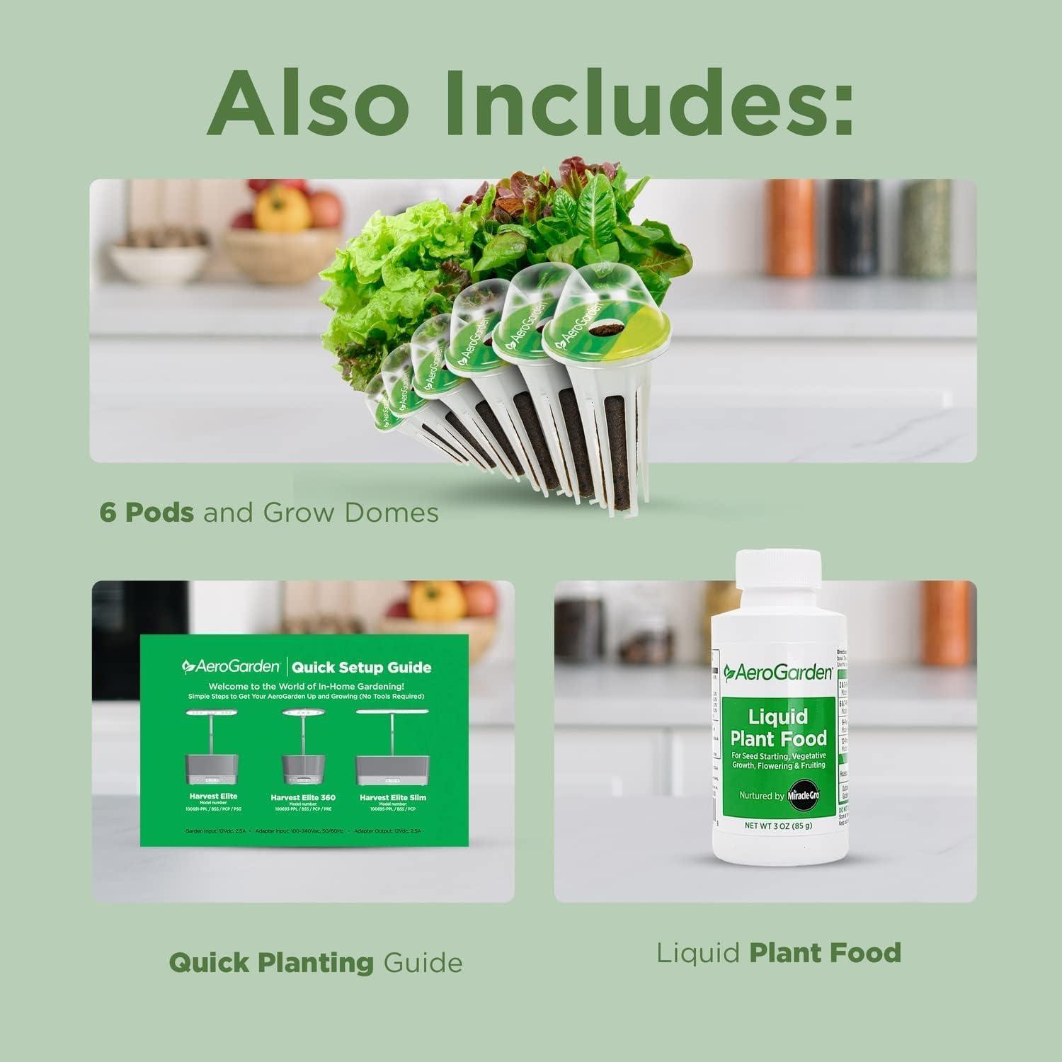 Stainless Steel Indoor Hydroponic Garden with LED Grow Light