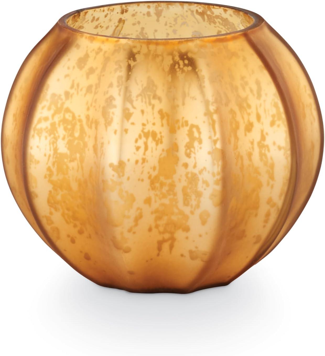 ILLUME Gilded Leaves Collection, Mercury Pumpkin Candle