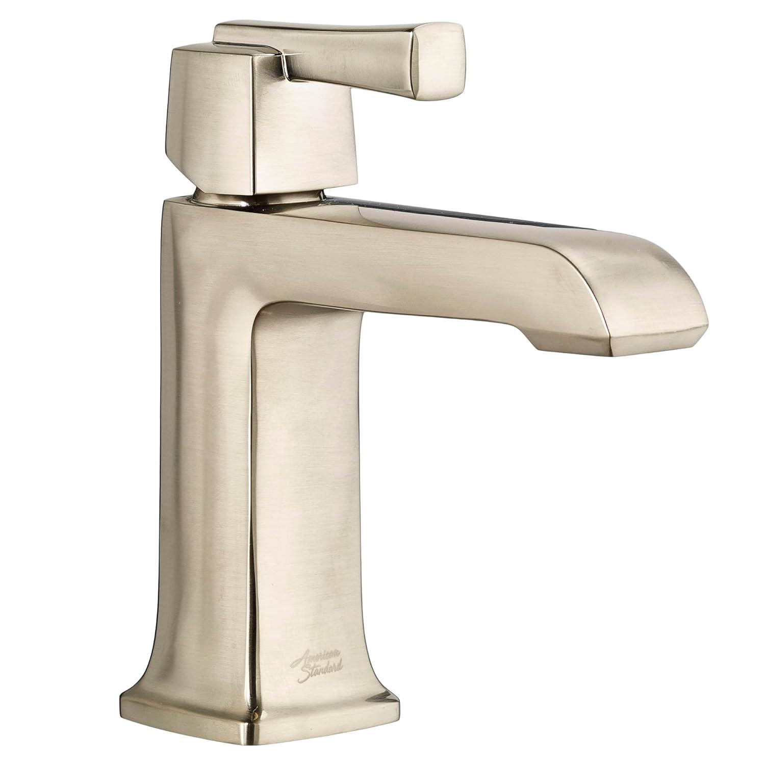 American Standard 7353101.243 Townsend Single Hole Bathroom Faucet with Single Handle, Brass, Matte Black