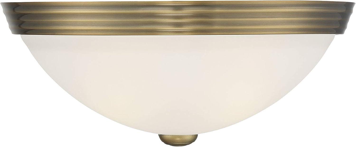 Savoy House NULL 2 - Light Flush Mount in  Warm Brass