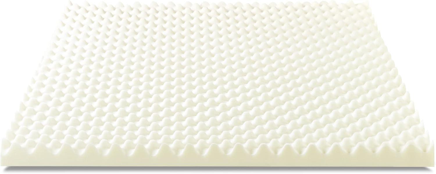 Full Size White Copper Infused Memory Foam Mattress Topper