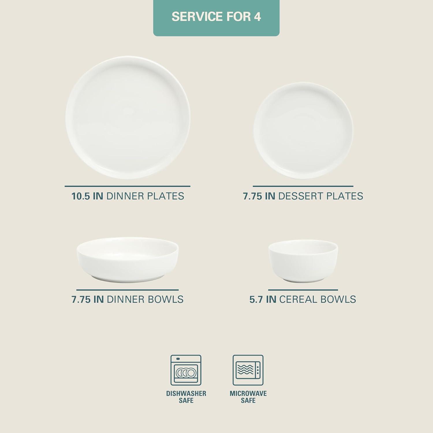 Gibson Home Oslo 16 Piece Dinnerware Set