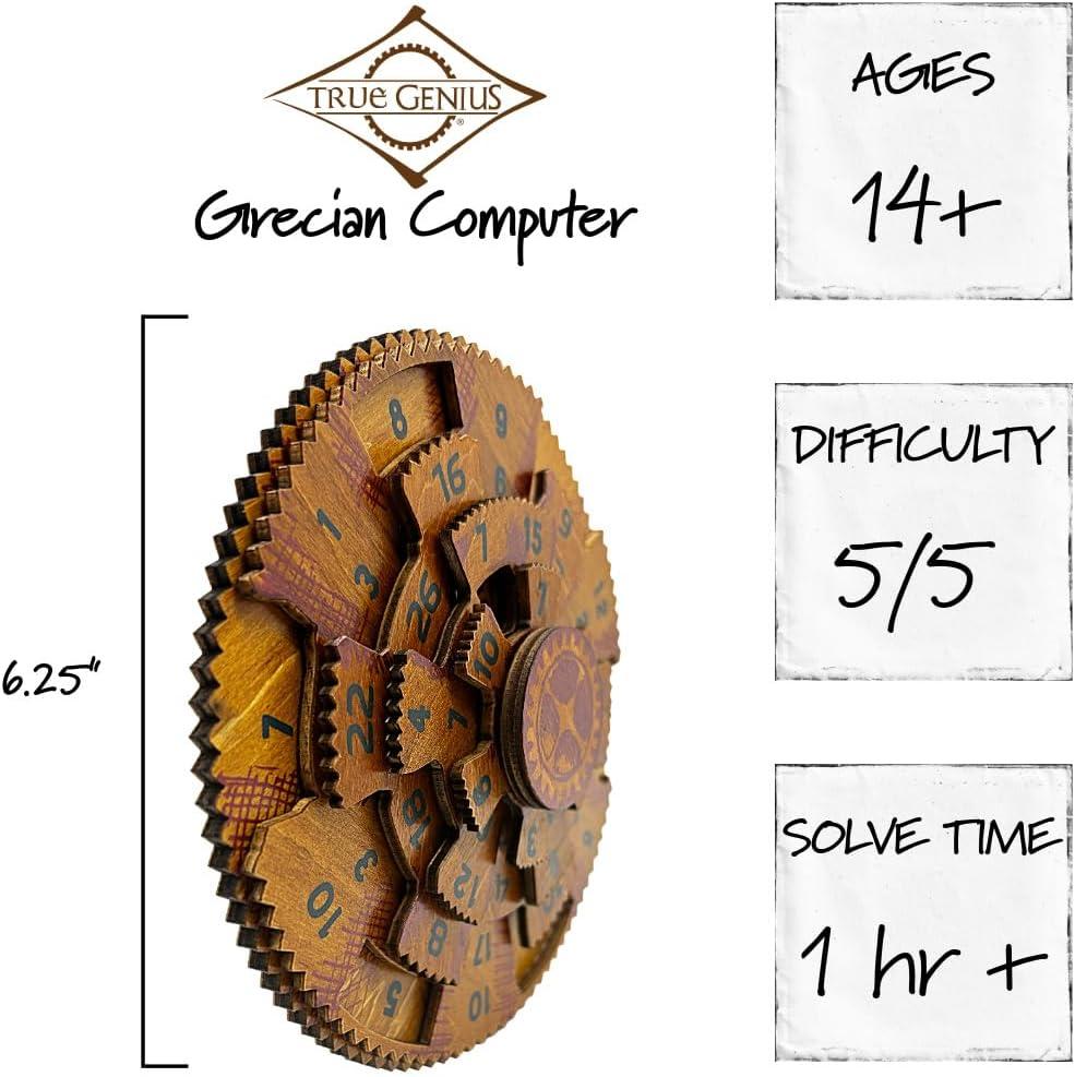 Project Genius True Genius - Grecian Computer Brainteaser Puzzle Game