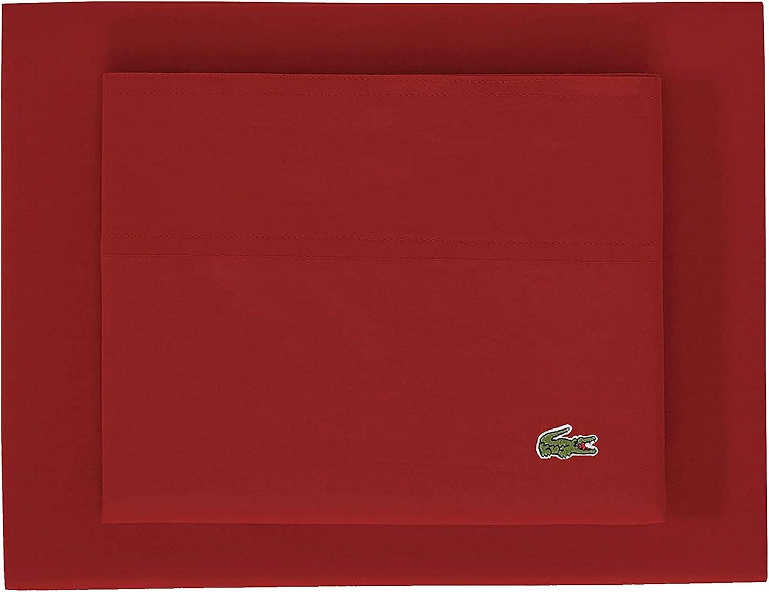 Lacoste Cotton Percale 200 Thread Count 100% Cotton Sheet Set