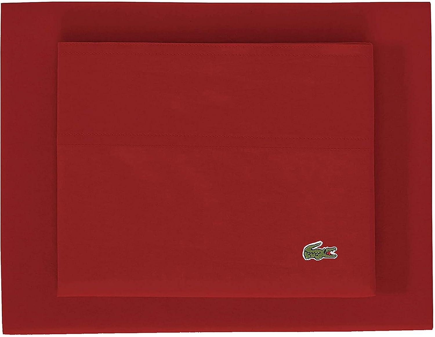 Lacoste Cotton Percale 200 Thread Count 100% Cotton Sheet Set