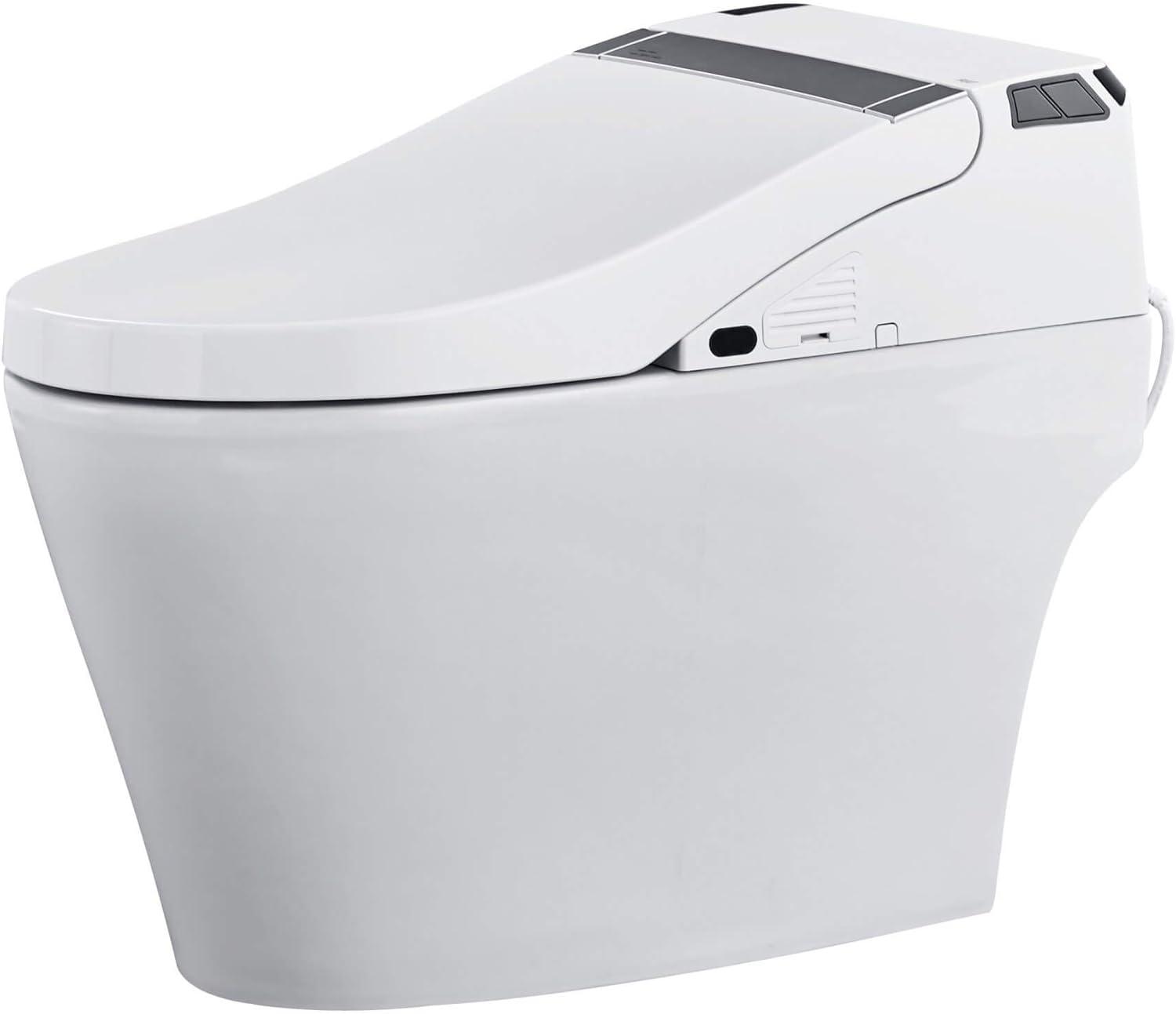 Dual-Flush Elongated Bidet Toilet (Seat Included)