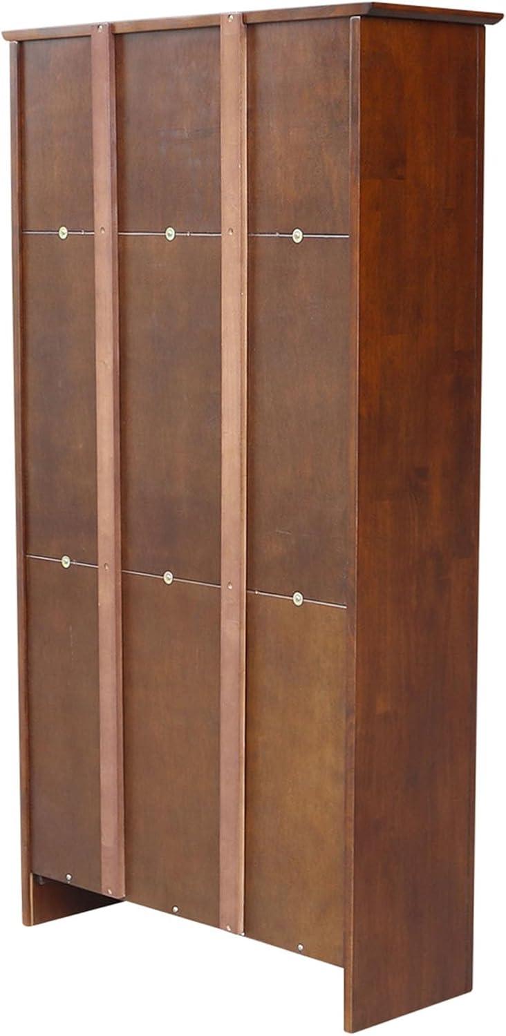 International Concepts Solid Wood Shaker Bookcase, 60 in H