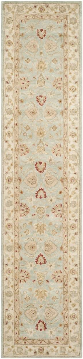 Antiquity AT822 Hand Tufted Runner Rug - Grey Blue/Beige - 2'3"x6' - Safavieh.