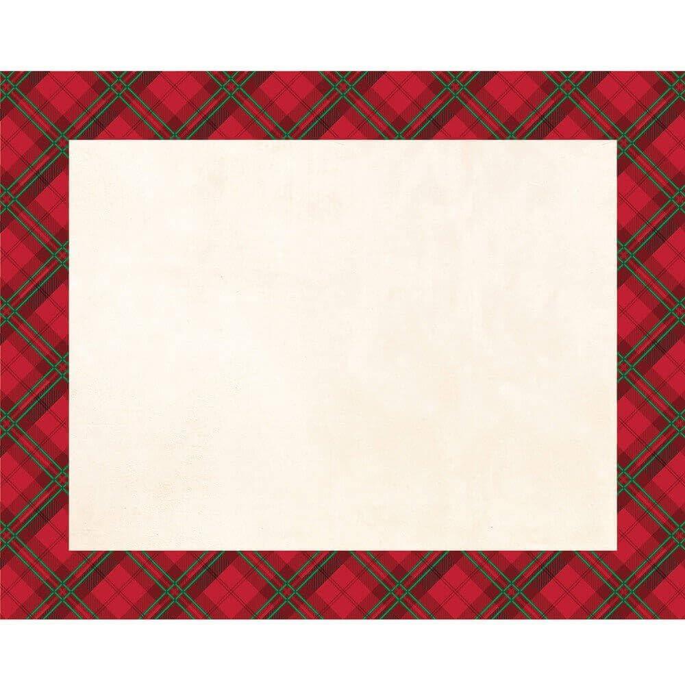 Partypro 325449 Holiday Plaid Placemats