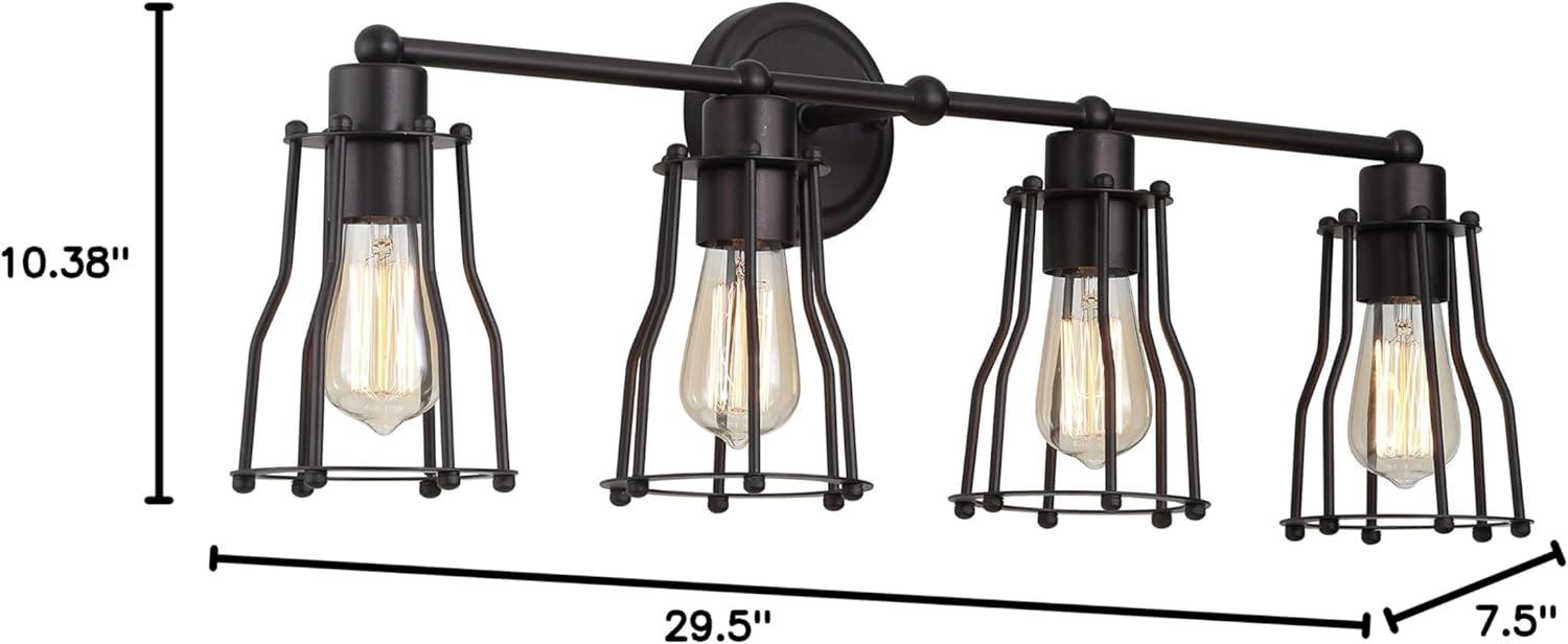 JONATHAN Y Evelyn Metal Vanity Light