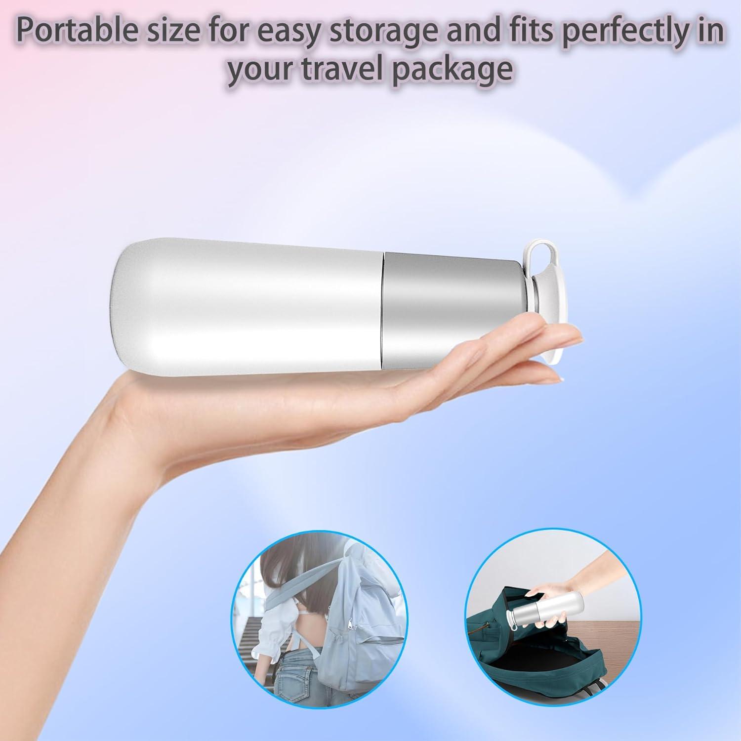 Portable Bidet - Mini Foldable Handheld Personal Travel Bidet with 2 Pressure Options Electric Sprayer Toilet for Personal Hygiene Cleaning/Soothing Postpartum Care/Perineal & Hemmoroid Treatment