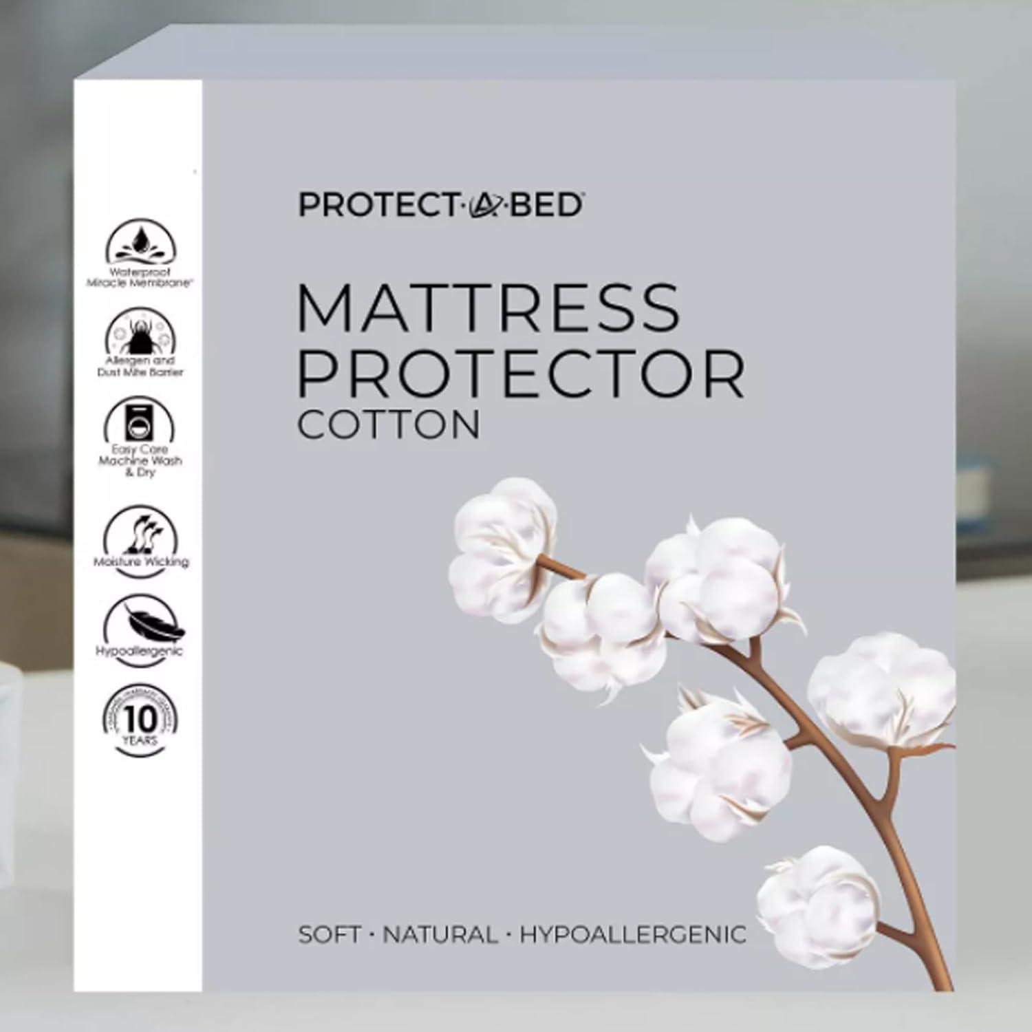 Waterproof Fitted Mattress Protector Mattress Protector Case Pack