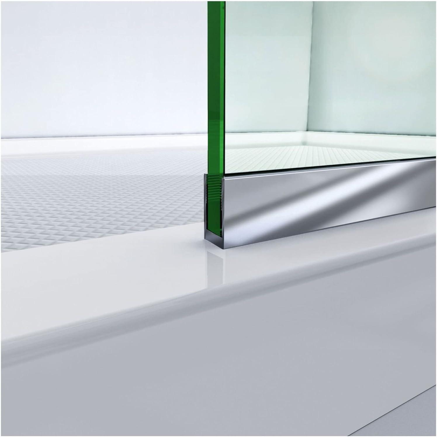 Linea 30" W x 72" H Frameless Fixed Glass Panel