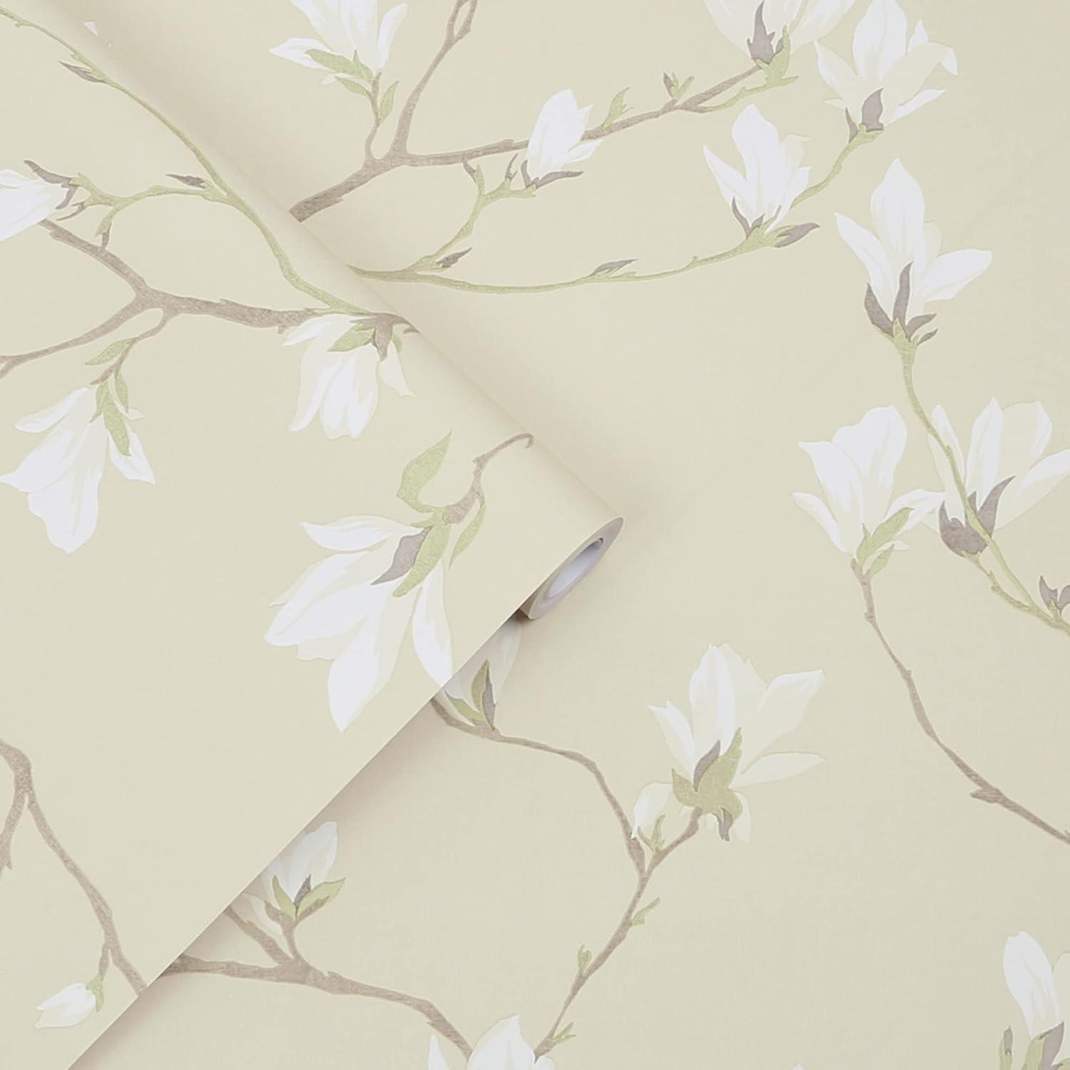 Laura Ashley Magnolia Grove Wallpaper Roll