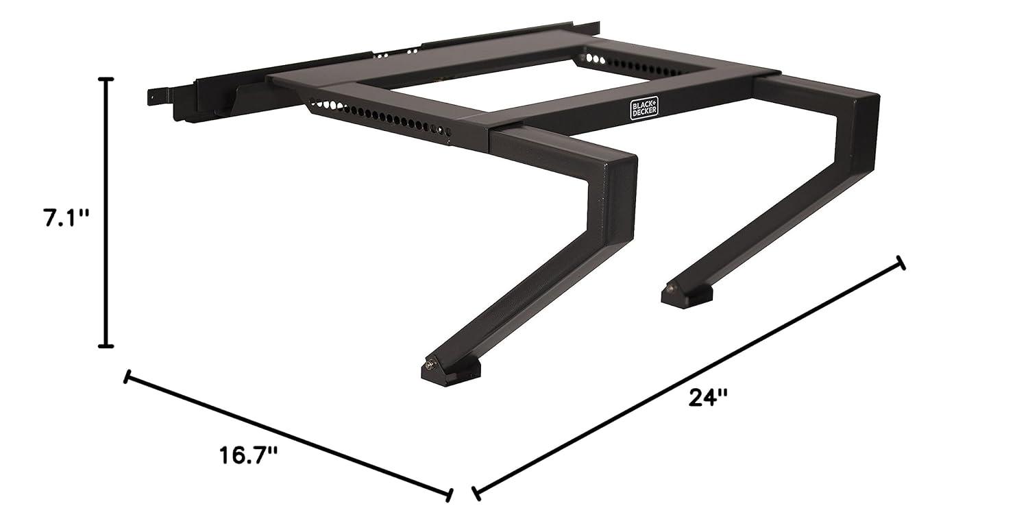 BLACK+DECKER BDWT6 Series BLACK DECKER BAB-2438 Window Air Conditioner Support Bracket, 7.1 x 25.8 x 16.7 inches, Grey