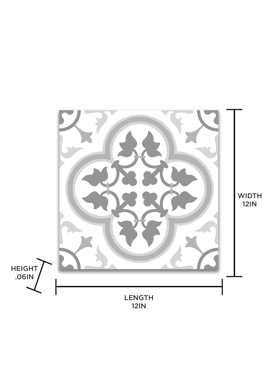 WallPops! Remy 1.5mm Thick 12'' W x 12'' L