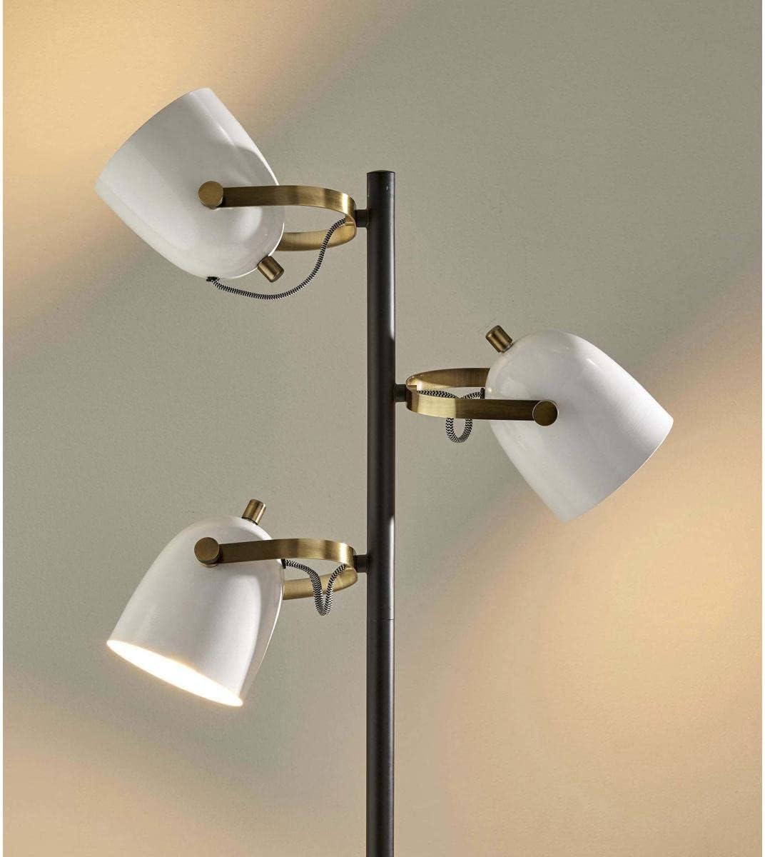 Kenneth Metal 3-Light Floor Lamp (65")