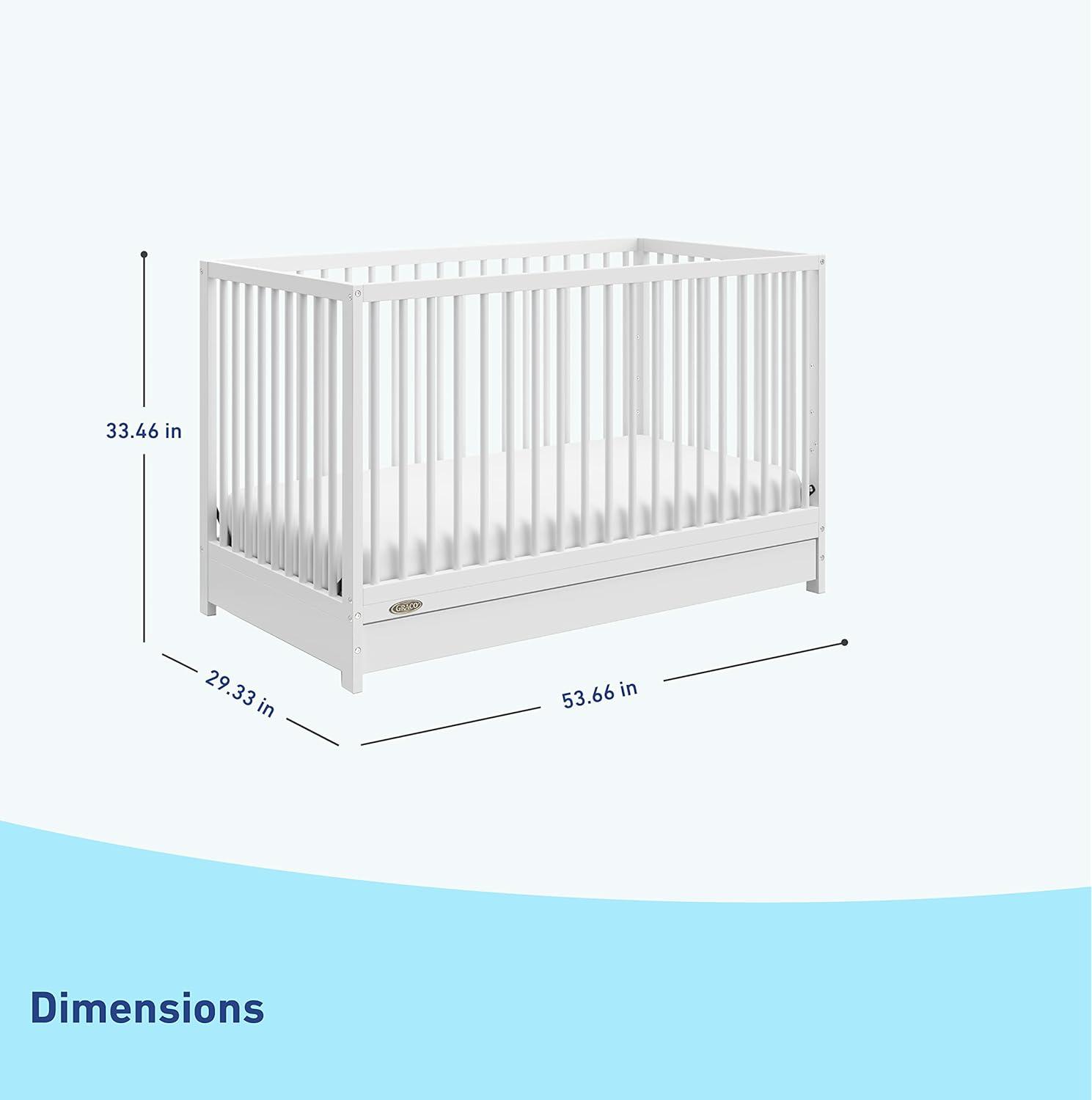 Teddi 5-in-1 Convertible Crib with Storage