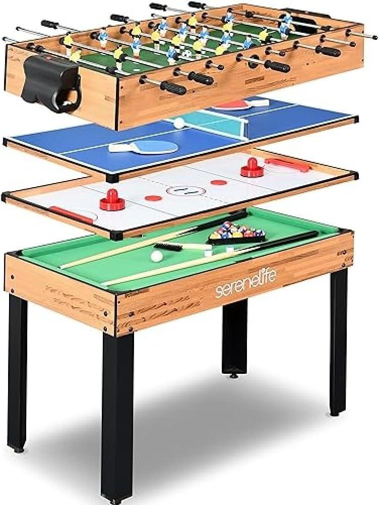 SereneLife SereneLife 4' Multi Game Pool Table