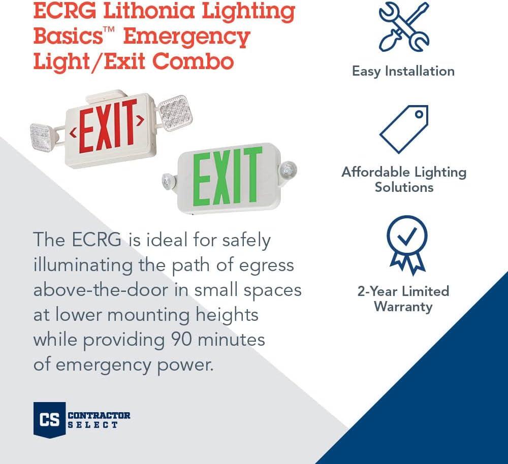 Lithonia Lighting Ecrg Sq M6 Contractor Select Ecrg 120-277 Volt Integrated Led