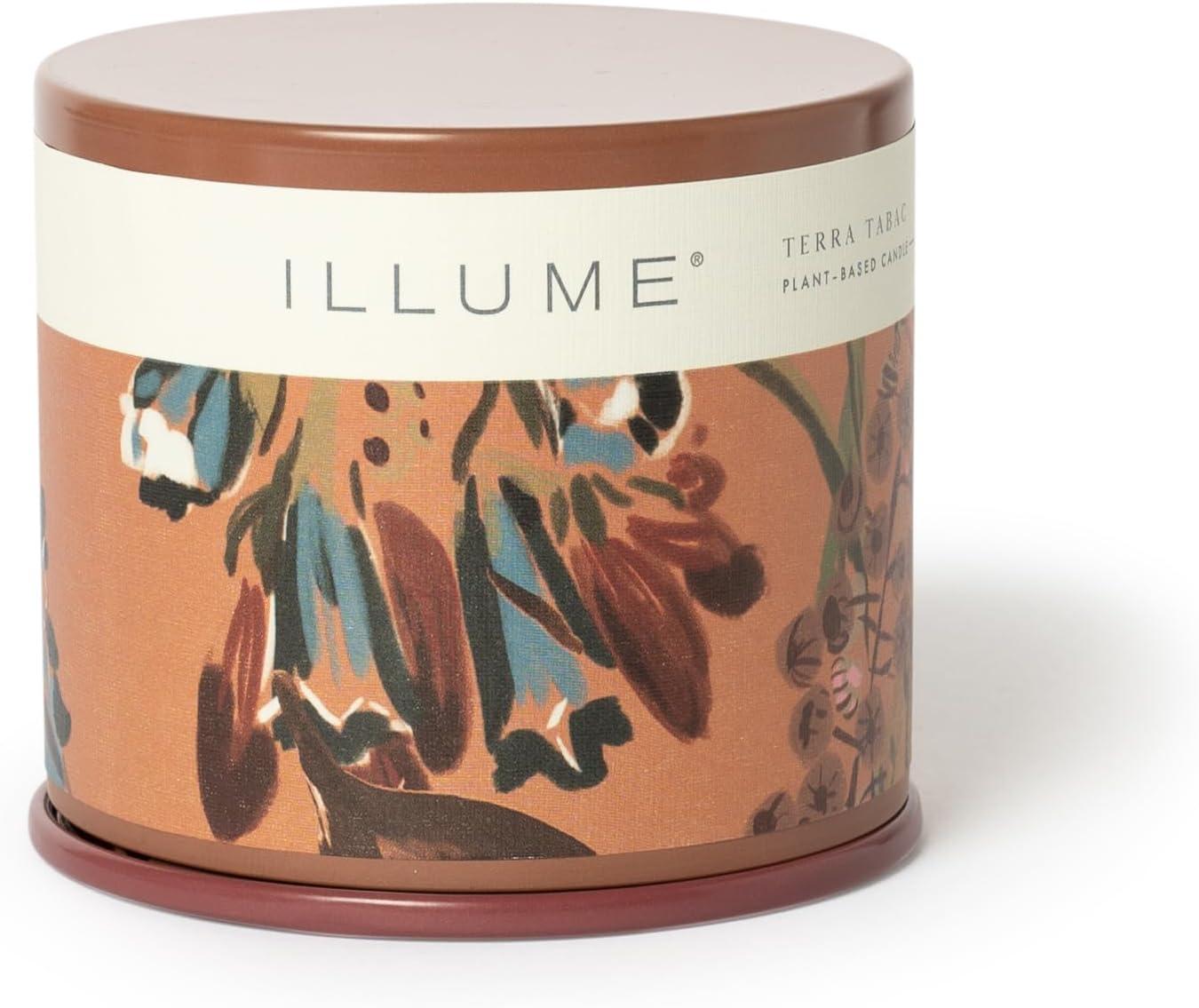 ILLUME Beautifully Done Essentials Terra Tabac Statement Glass Scented Candle