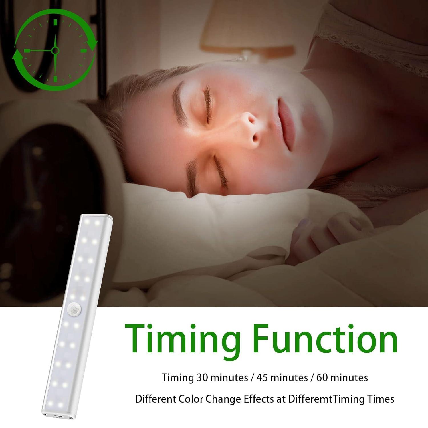 Remote Control RGB Lights Under Cabinet Lighting Rechargeable, 48-LED Wireless Kitchen Counter Lights Closet Light RGB Bar Perfect for Indoor Pantry Display Shelf Hallway 1 Pack, 15 Color Changing