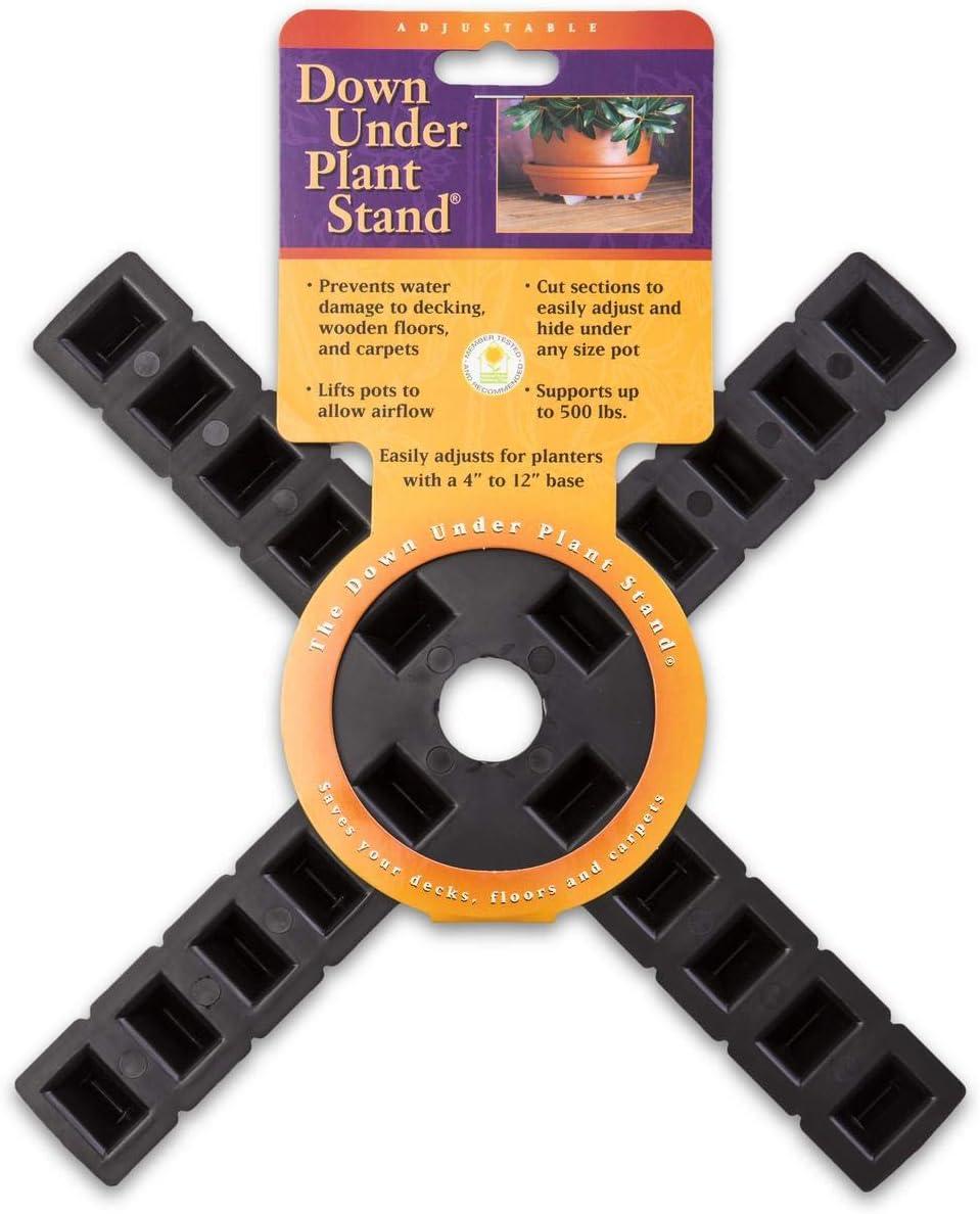 Bosmere Plant Stand 1 in. H X 12 in. W X 12 in. D Plastic Planter Trivet Black