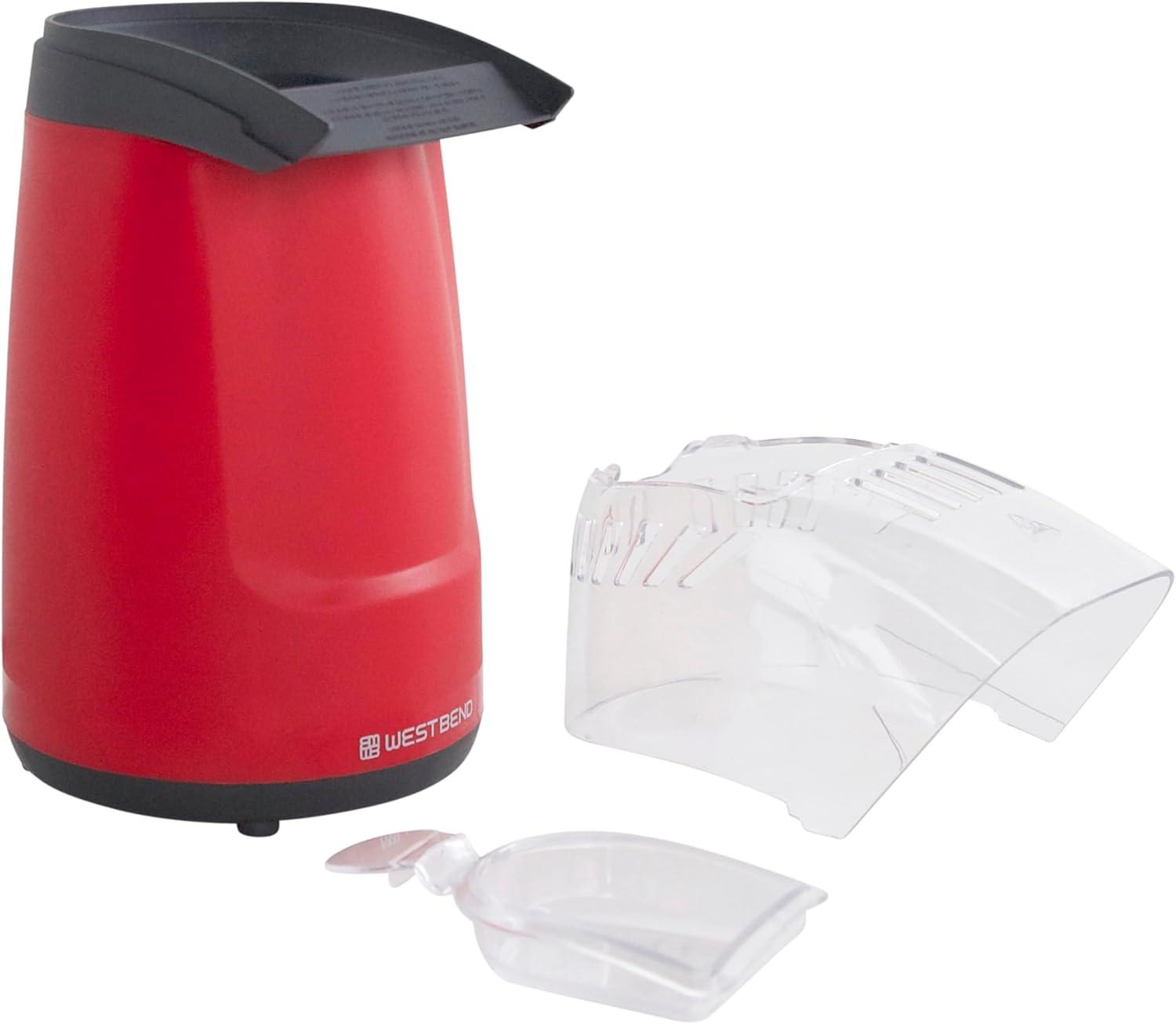 West Bend Air Crazy 4 Qt. Hot Air Popcorn Machine, in Red