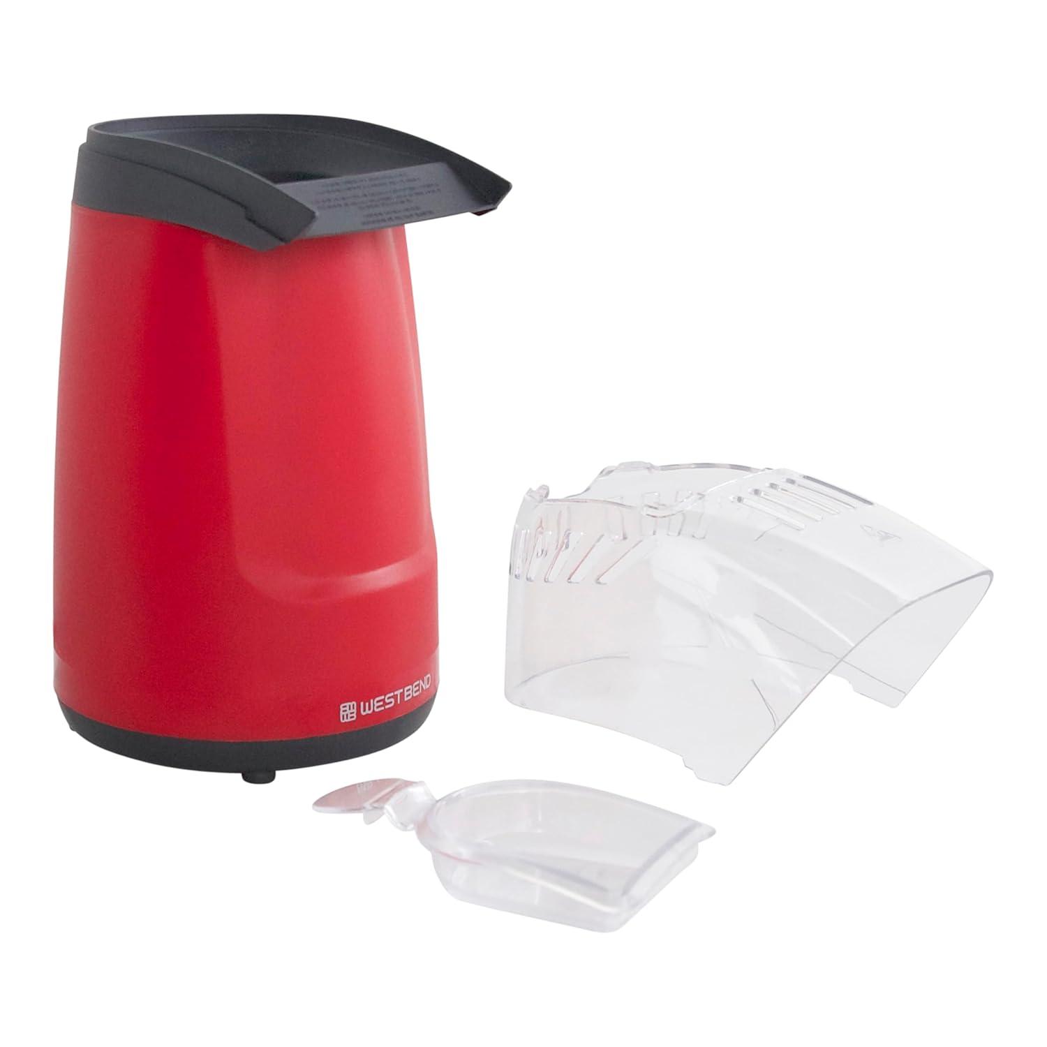 West Bend Air Crazy 4 Qt. Hot Air Popcorn Machine, in Red