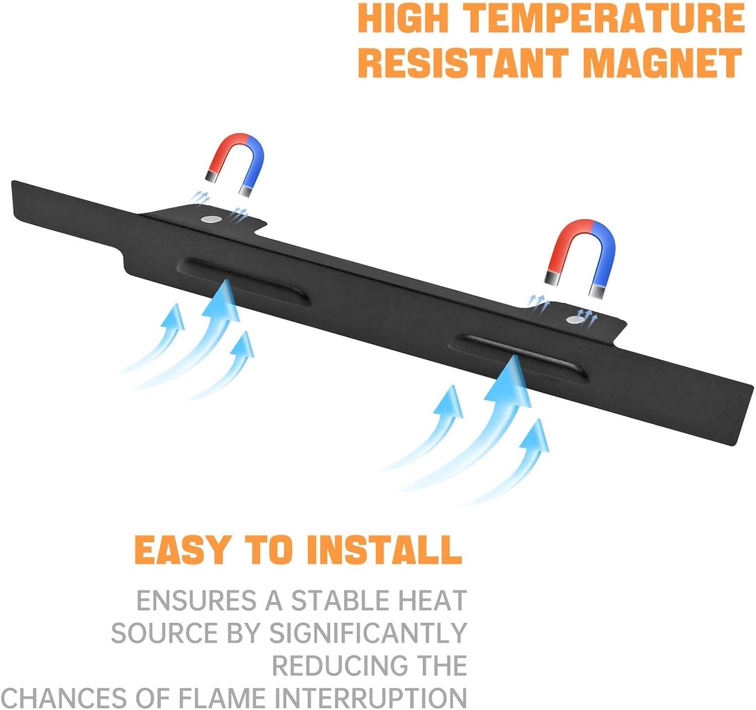 Upgradad Wind Guard for Blackstone 28 Inch Griddle,Blackstone Griddle Accessories Magnetic Stainless Steel for Blackstone Grill, GS-GD-D28