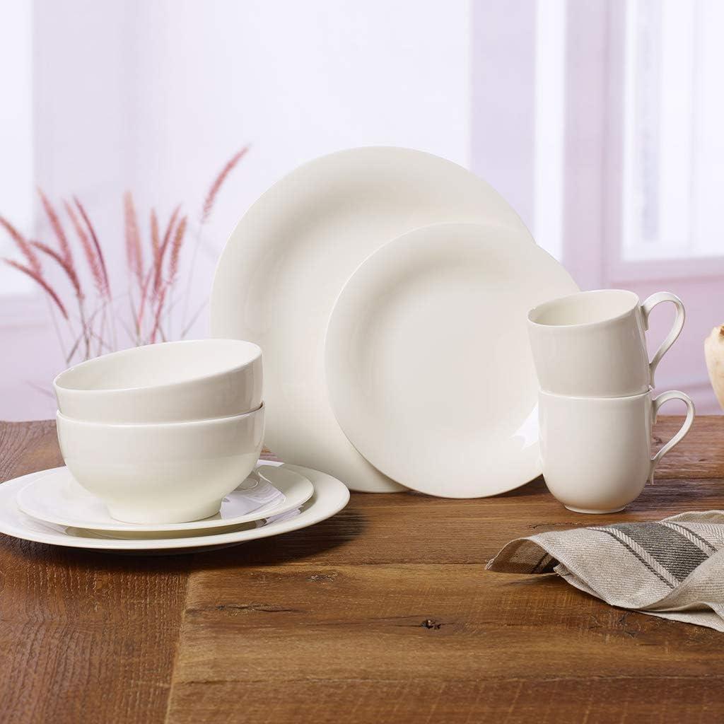 Villeroy & Boch Villeroy & Boch New Cottage Basic Round 4 Piece Place Setting, White