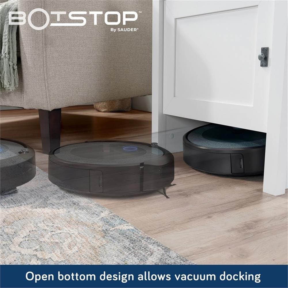 Sauder Cottage Road, Robot Vacuum Storage Side Table, Soft White Finish