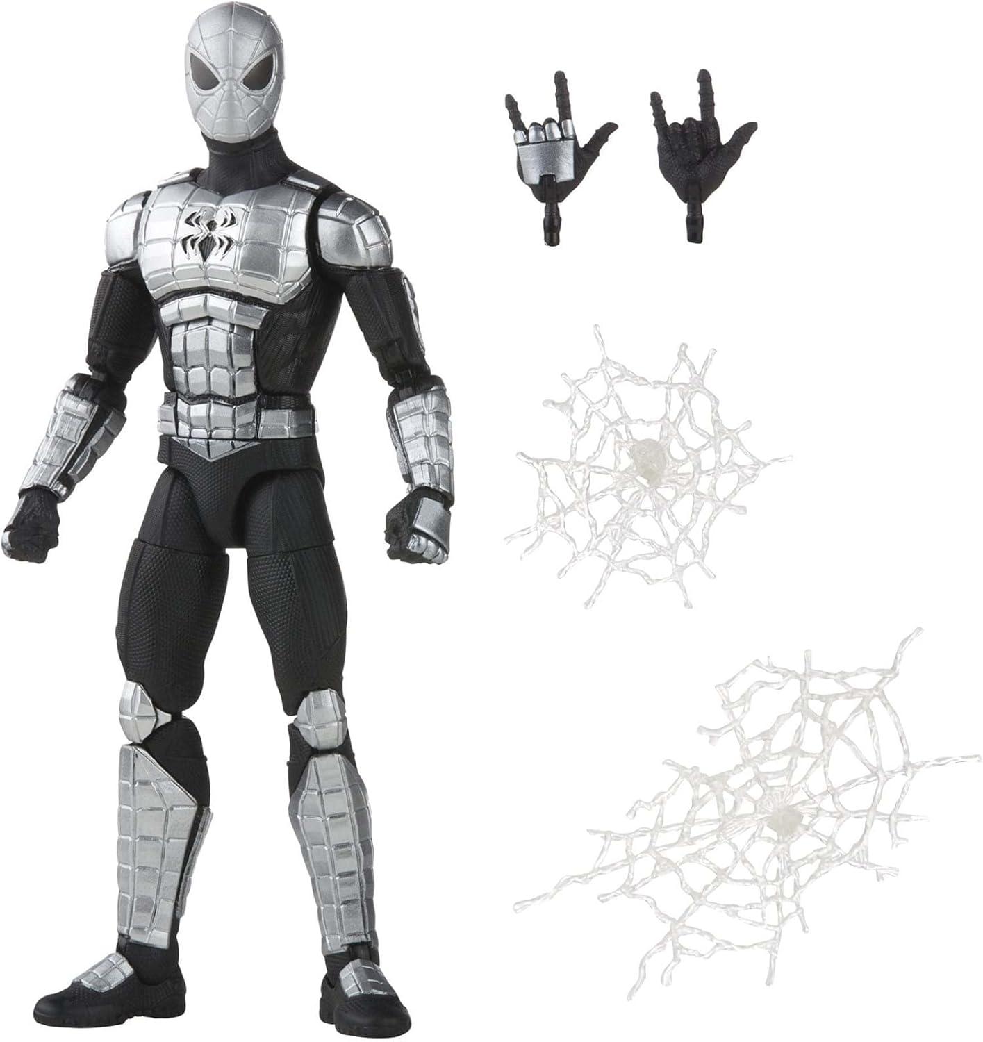 Marvel Legends Series Spider-Man 6-inch Spider-Armor Mk I Action Figure Toy, Includes 4 Accessories