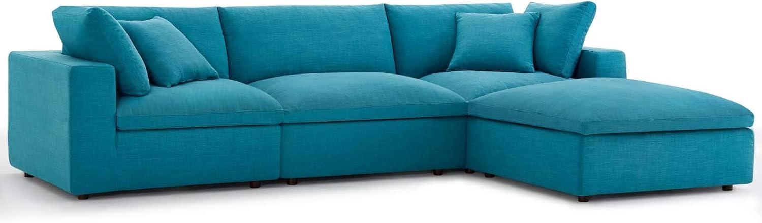 Modway Copper Grove Hrazdan Down-filled 4-piece Sectional Sofa Set