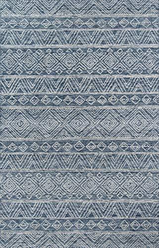 Momeni Geometric Contemporary Area Rugs, Blue