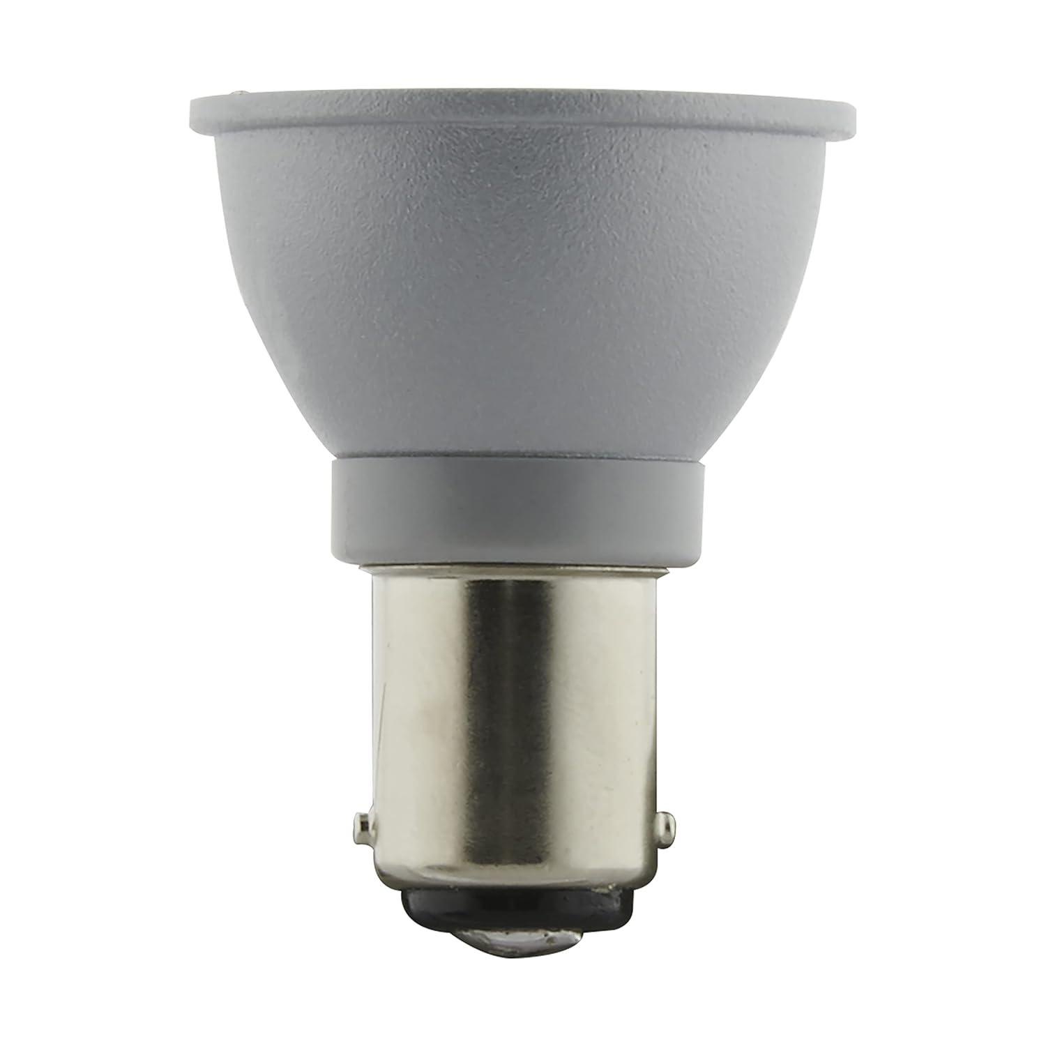 Clear Bayonet LED Bulb with Gray Finish for Commercial Use