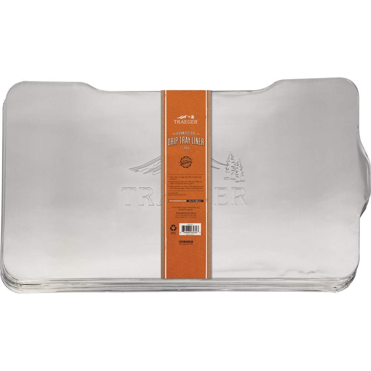 Traeger Aluminum Drip Tray Liner 28.75 in. L X 15.5 in. W For Ironwood 885