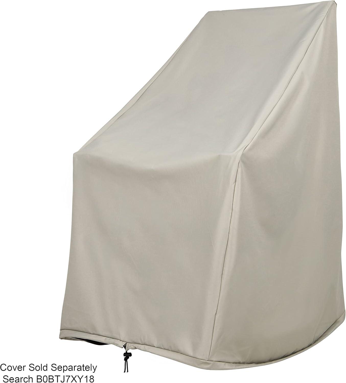 Shine Company Modern Wood Rocking Chairs, Ergonomic Wide Seat Porch Rockers, 2-Pack, White