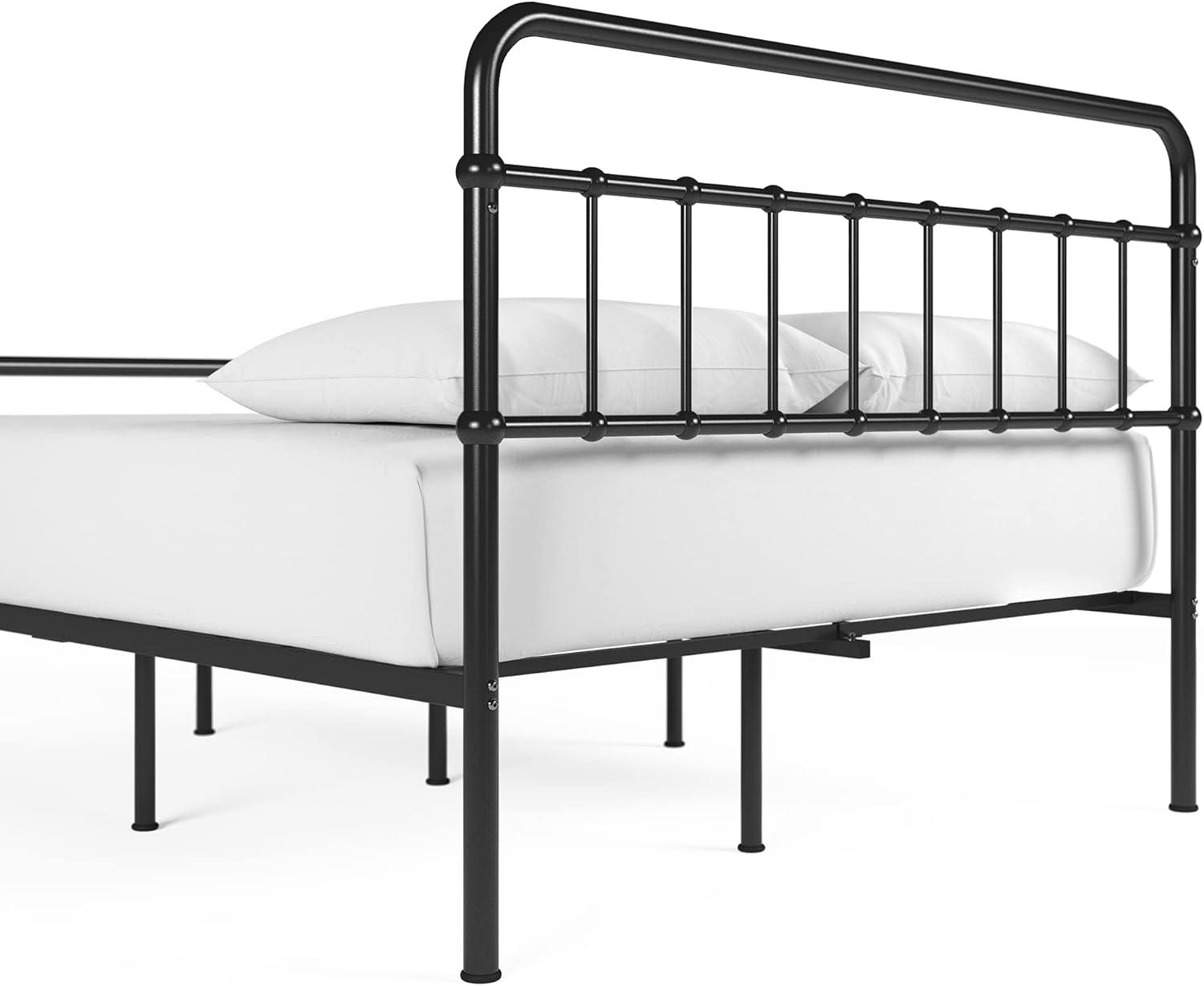 Florence 42" Modern Farmhouse Metal Platform Bed