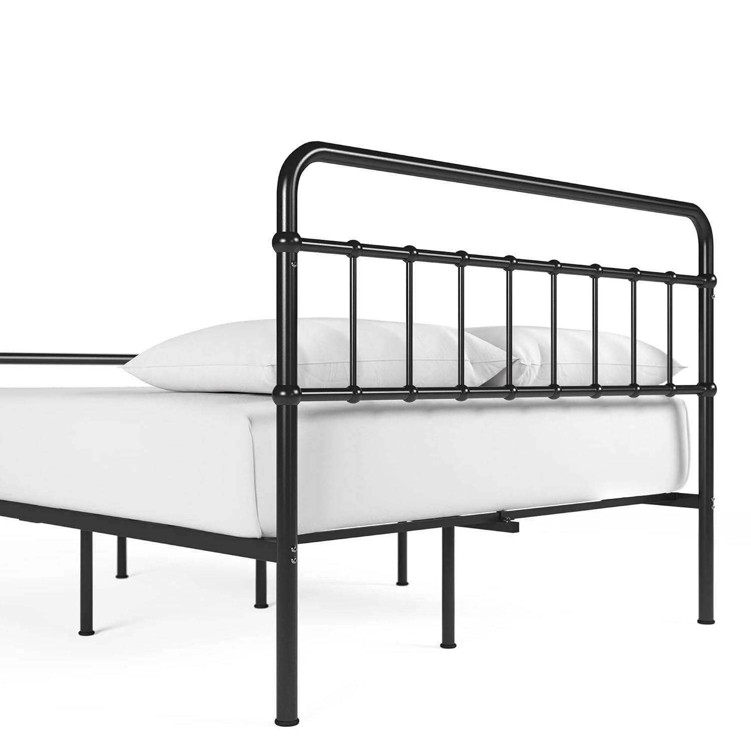 Zinus Florence 42" Modern Farmhouse Metal Platform Bed